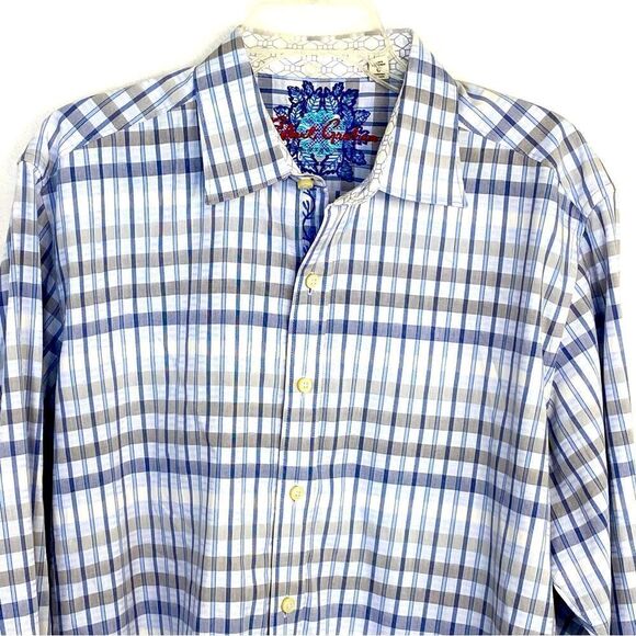 ROBERT GRAHAM CLASSIC FIT BUTTON DOWN PLAID SHIRT - Picture 1 of 13